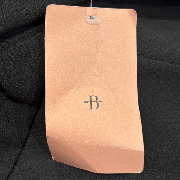 BHLDN Delice Dress in Black Off the Shoulder fitted with train size 16 - Picture 7 of 8